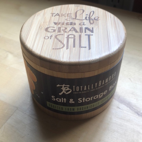 totally bamboo Other - New! Totally Bamboo Salt and Storage Box